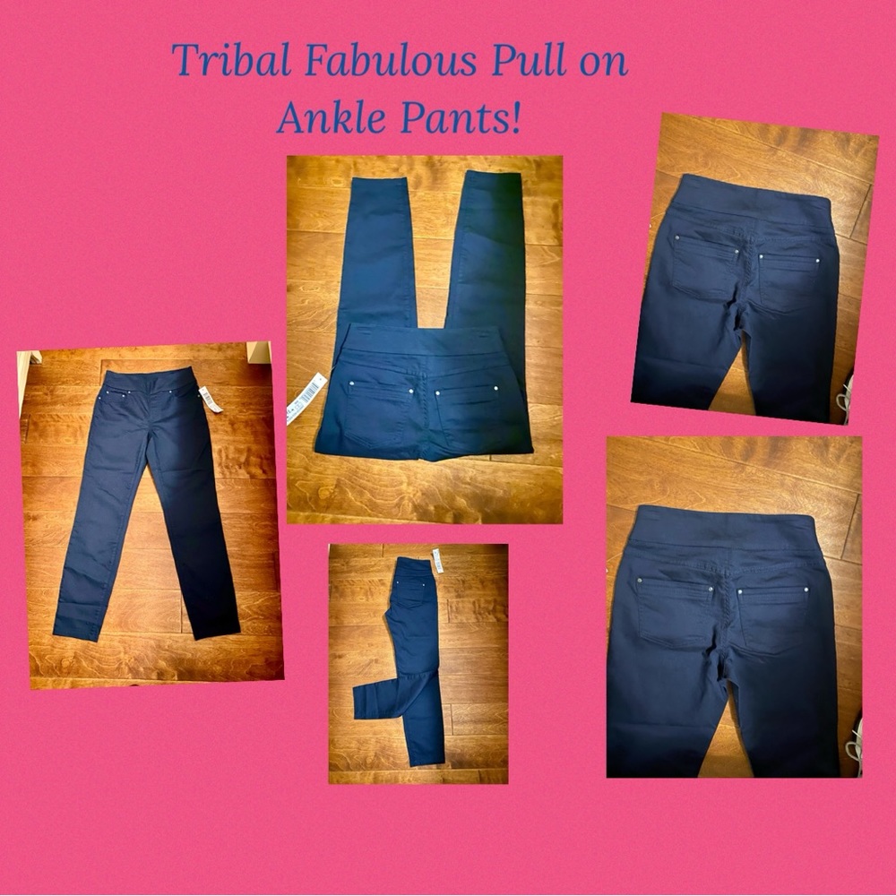Tribal fabulous pull on ankle pants!